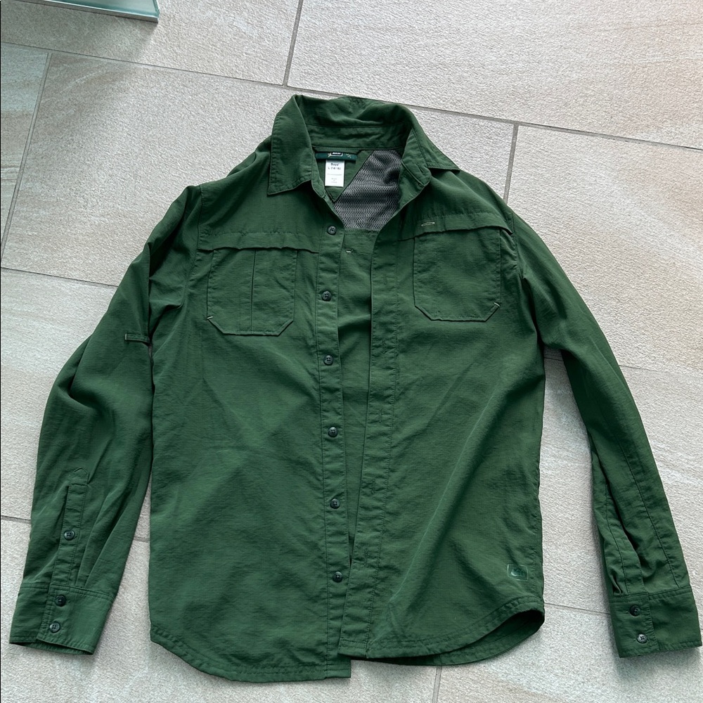 REI Boys' Green Outdoor Shirt